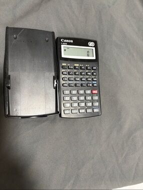 Canon  F-502G Black Scientific Calculator with Slide-On Cover